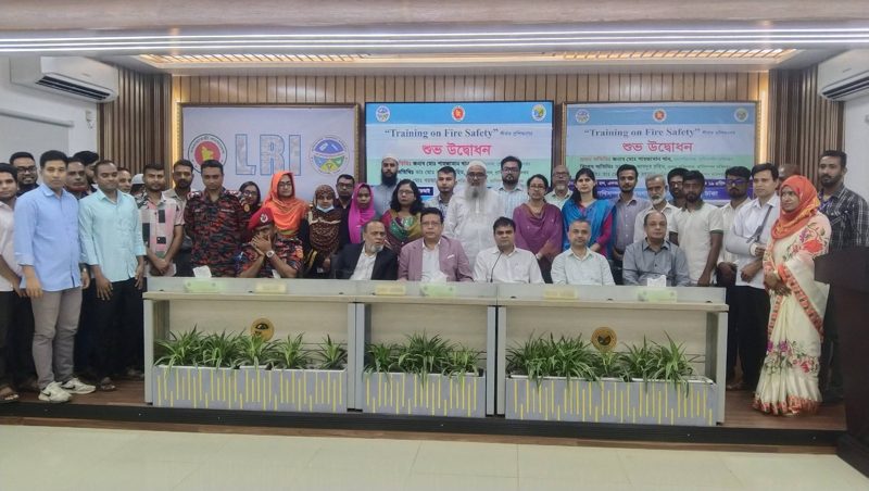 Group photo at the opening of the Training on Fire Safety at the Livestock Research Institute